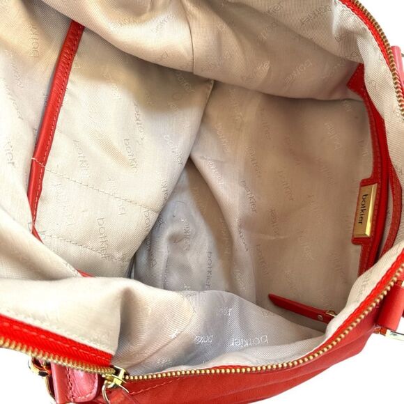 Botkier  Coral leather handbag satchel large shoulder/hand straps stunning mint - Picture 7 of 9